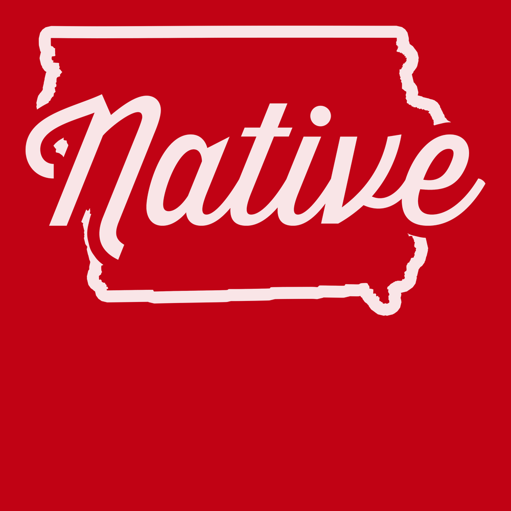 Iowa Native T-Shirt RED