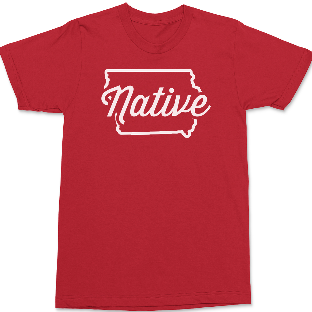 Iowa Native T-Shirt RED