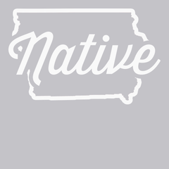 Iowa Native T-Shirt SILVER