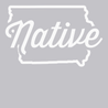 Iowa Native T-Shirt SILVER