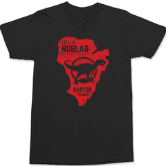 Isla Nublar Raptor Trainer T-Shirt BLACK