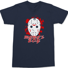 Jason Voorhees Mama's Boy T-Shirt NAVY