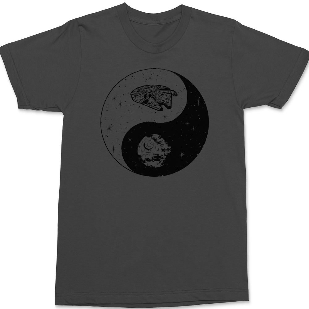 Jedi Sith Yin Yang T-Shirt CHARCOAL