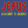 Jesus Highway To Heaven T-Shirt BLUE