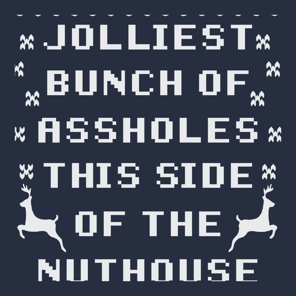 Jolliest Bunch of Assholes T-Shirt NAVY