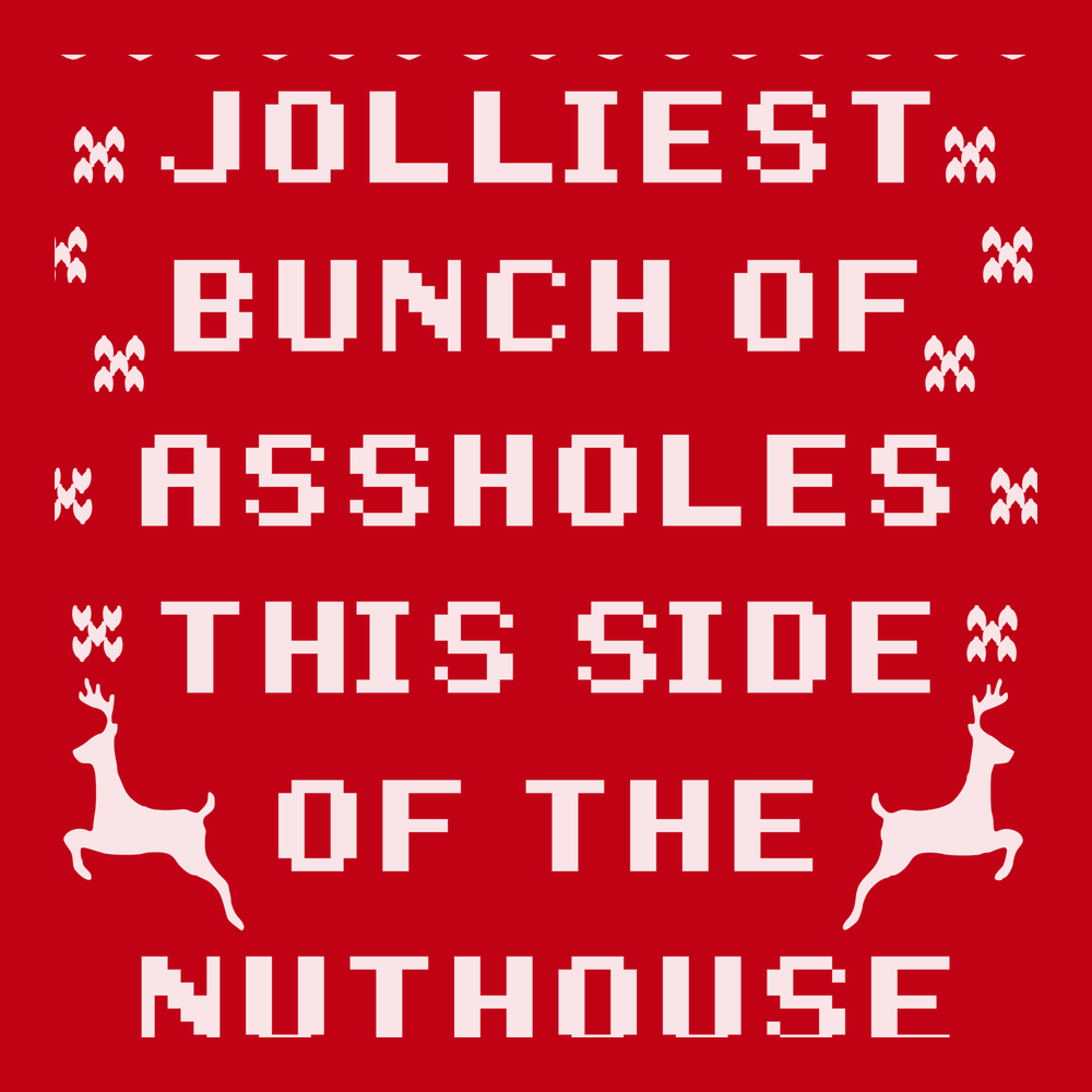 Jolliest Bunch of Assholes T-Shirt RED