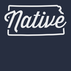 Kansas Native T-Shirt NAVY