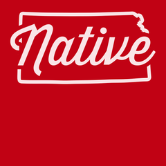 Kansas Native T-Shirt RED