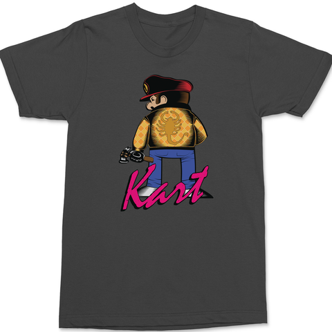 Kart Drive Mario T-Shirt CHARCOAL