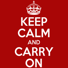 Keep Calm and Carry On T-Shirt - Textual Tees