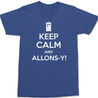 Keep Calm and Allons-y T-Shirt BLUE
