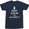 Keep Calm and Allons-y T-Shirt NAVY