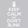 Keep Calm and Don't Blink T-Shirt SILVER