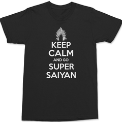 Keep Calm and Go Super Saiyan T-Shirt BLACK