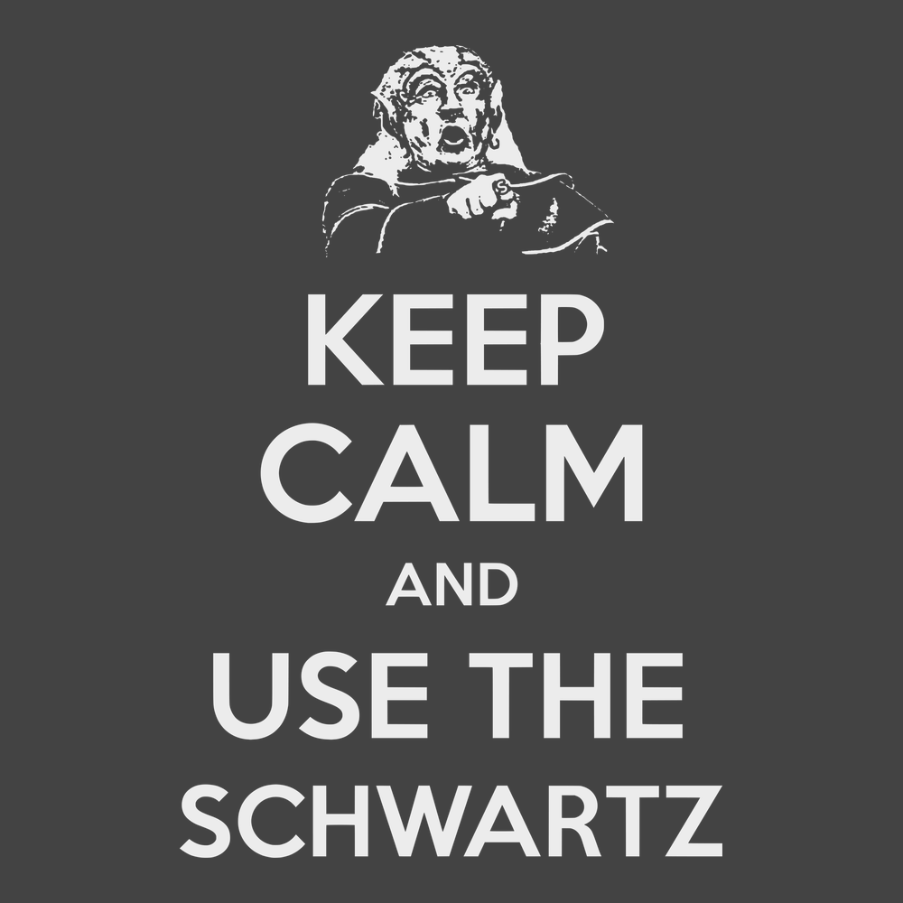 Keep Calm and Use The Schwartz T-Shirt CHARCOAL