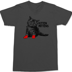 Kitten Mittens T-Shirt CHARCOAL
