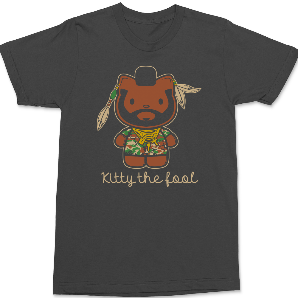 Kitty The Fool T-Shirt CHARCOAL
