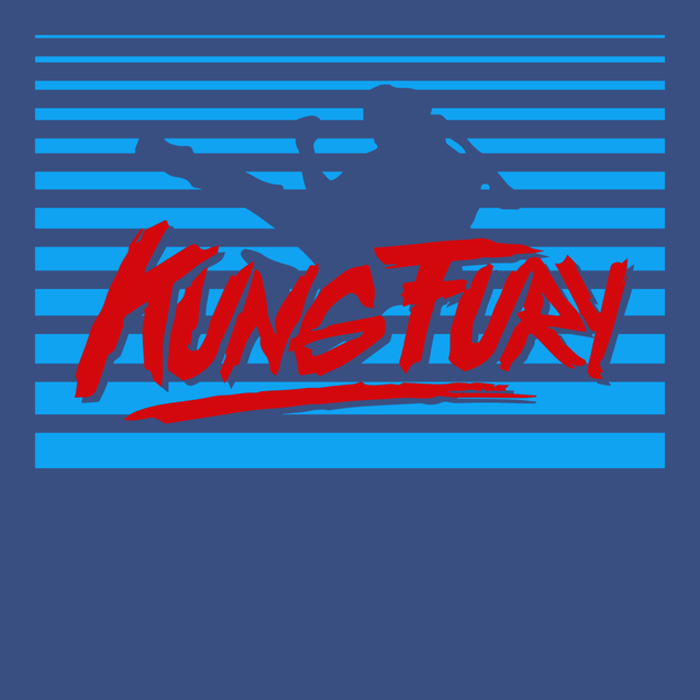 Kung Fury T-Shirt BLUE