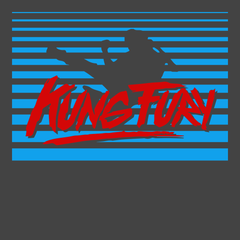 Kung Fury T-Shirt CHARCOAL