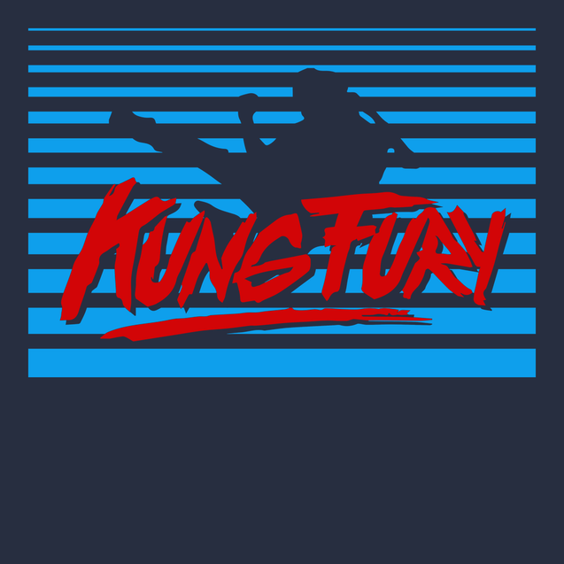 Kung Fury T-Shirt Navy