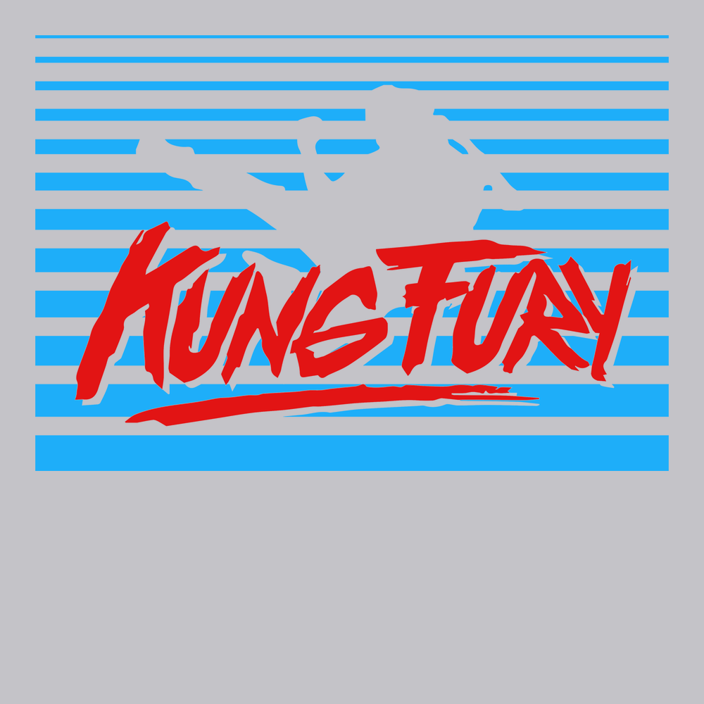Kung Fury T-Shirt SILVER