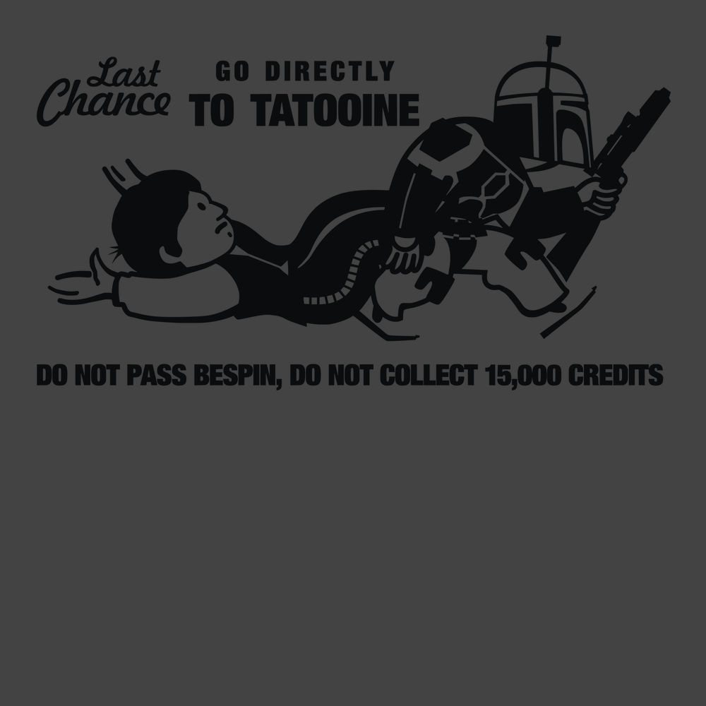 Last Chance For Han T-Shirt CHARCOAL