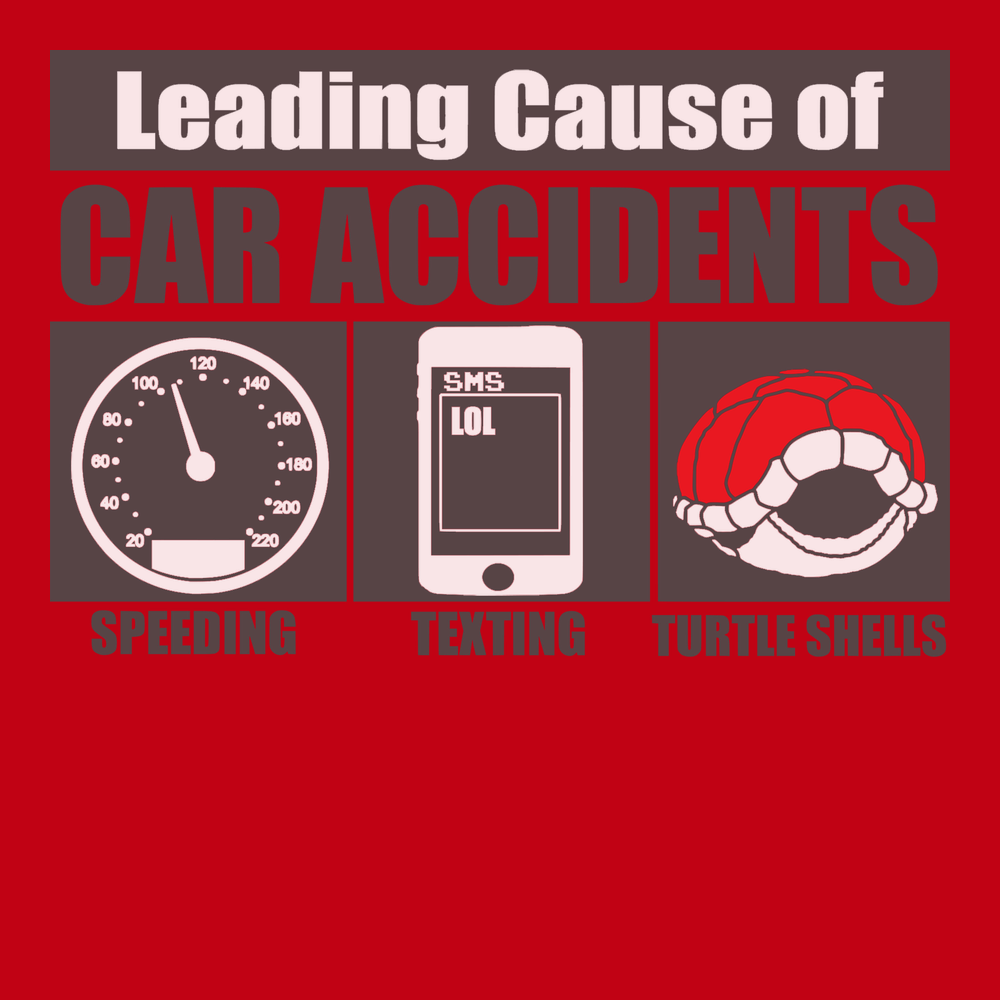 Leading Cause of Accidents T-Shirt RED