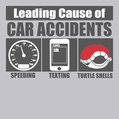 Leading Cause of Accidents T-Shirt SILVER