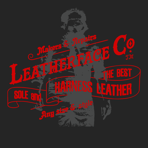 Leatherface Leather Co T-Shirt BLACK