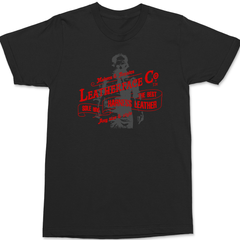 Leatherface Leather Co T-Shirt BLACK