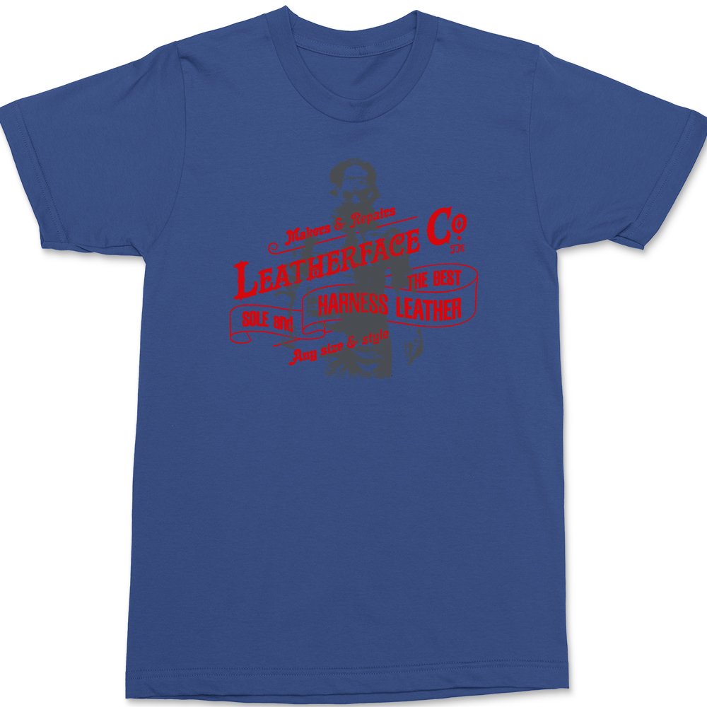 Leatherface Leather Co T-Shirt BLUE