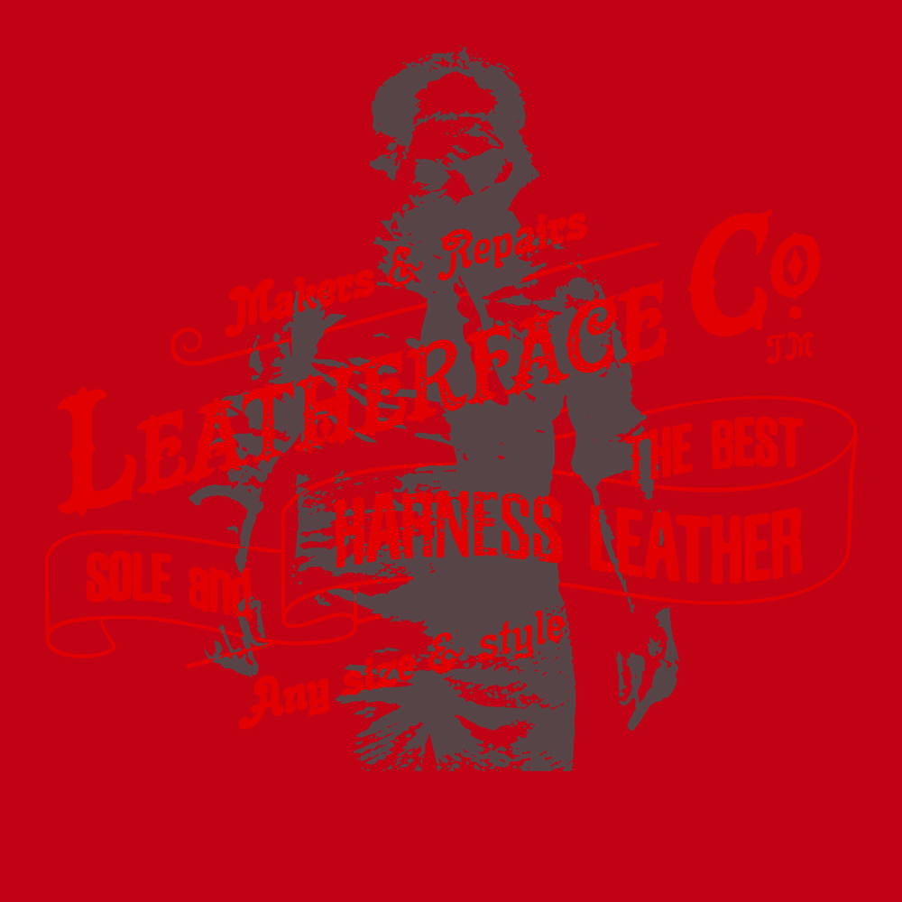 Leatherface Leather Co T-Shirt RED