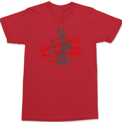 Leatherface Leather Co T-Shirt RED