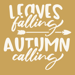 Leaves Falling Autumn Calling T-Shirt GINGER