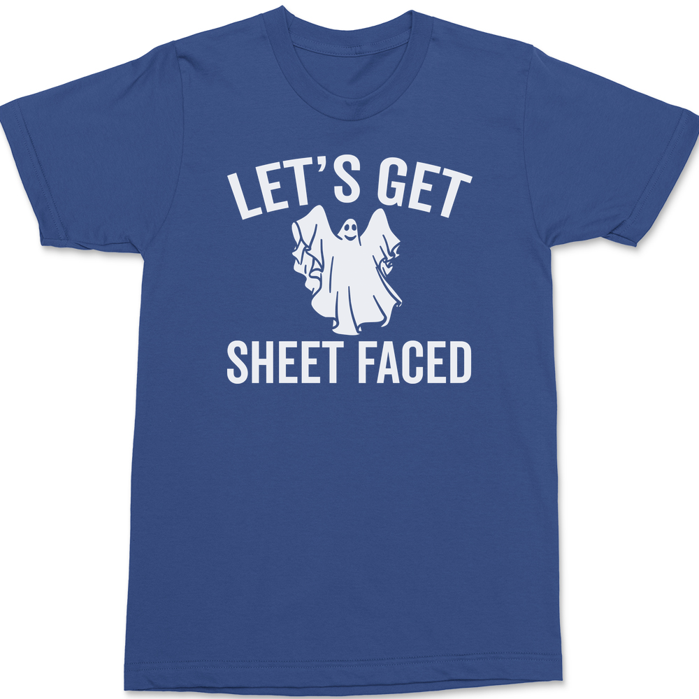 Let's Get Sheet Faced T-Shirt BLUE