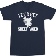 Let's Get Sheet Faced T-Shirt NAVY