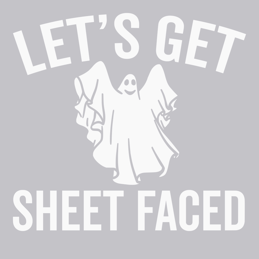 Let's Get Sheet Faced T-Shirt SILVER