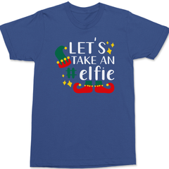 Let's Take An Elfie T-Shirt BLUE