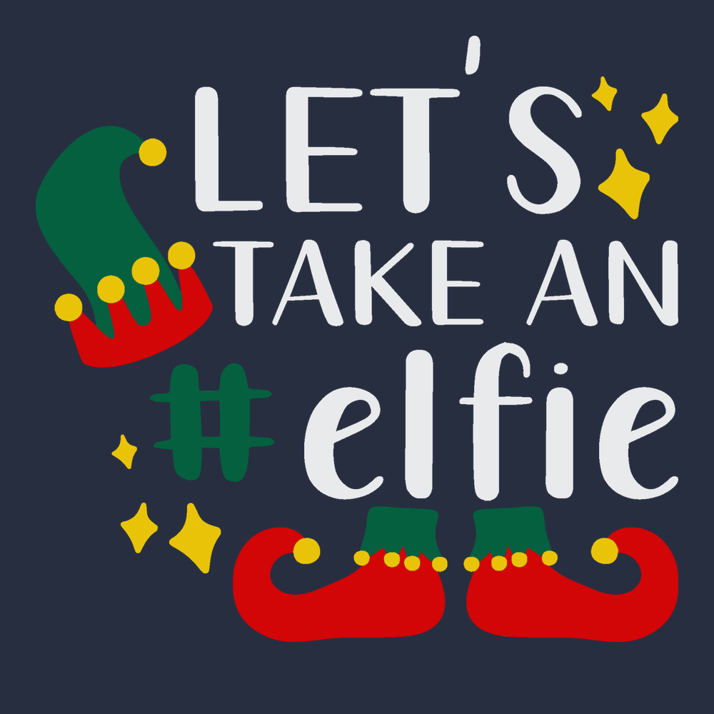 Let's Take An Elfie T-Shirt NAVY