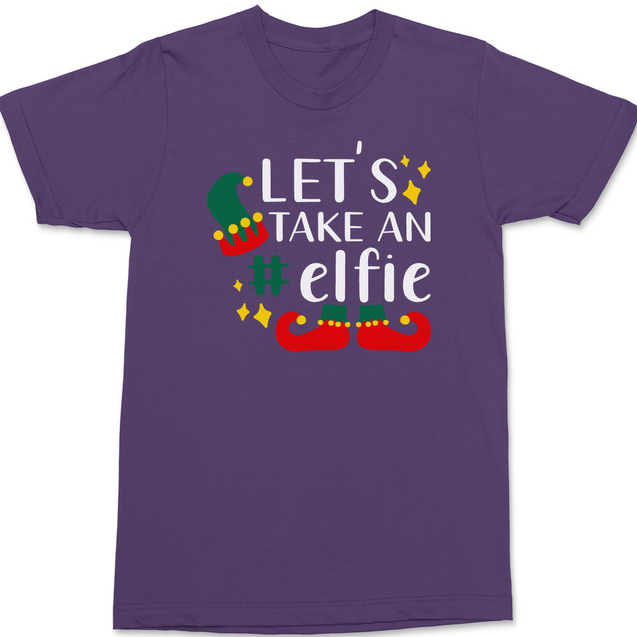 Let's Take An Elfie T-Shirt PURPLE