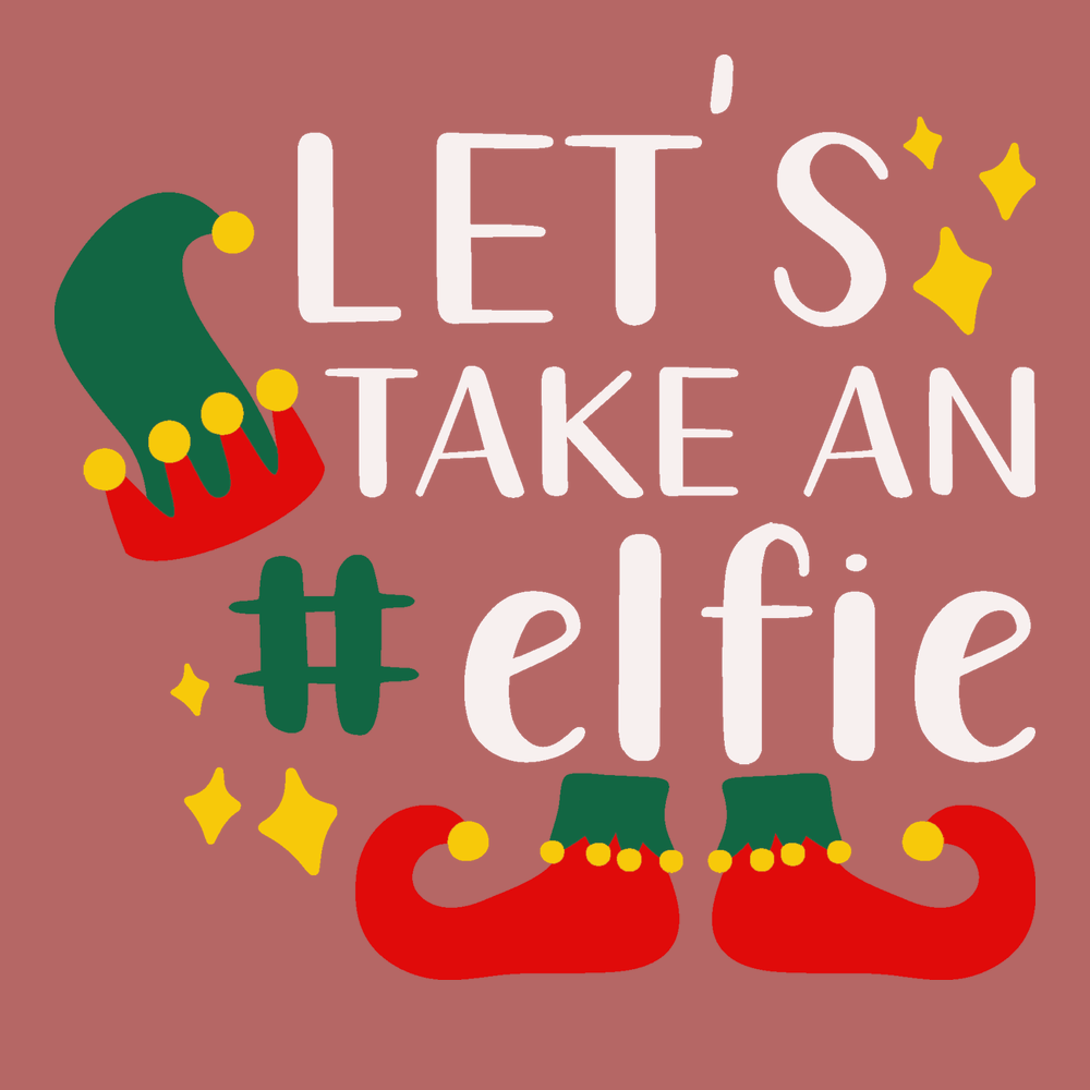 Let's Take An Elfie T-Shirt TERRACOTTA