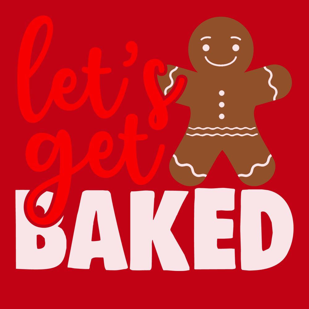 Lets Get Baked T-Shirt RED
