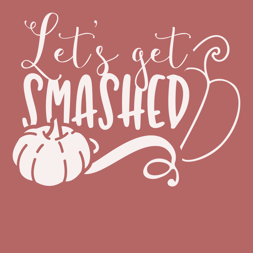 Lets Get Smashed T-Shirt TERRACOTTA