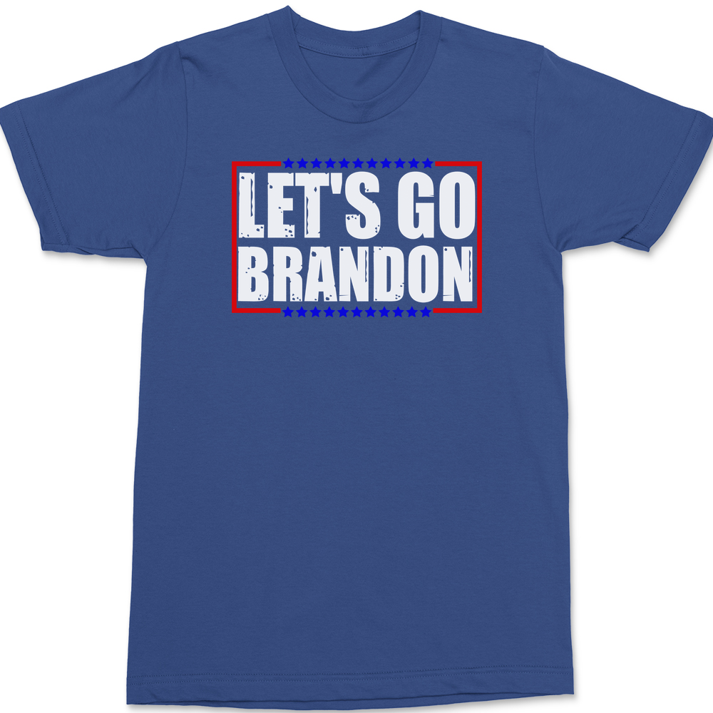 Lets Go Brandon T-Shirt BLUE