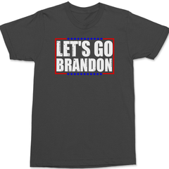 Lets Go Brandon T-Shirt CHARCOAL
