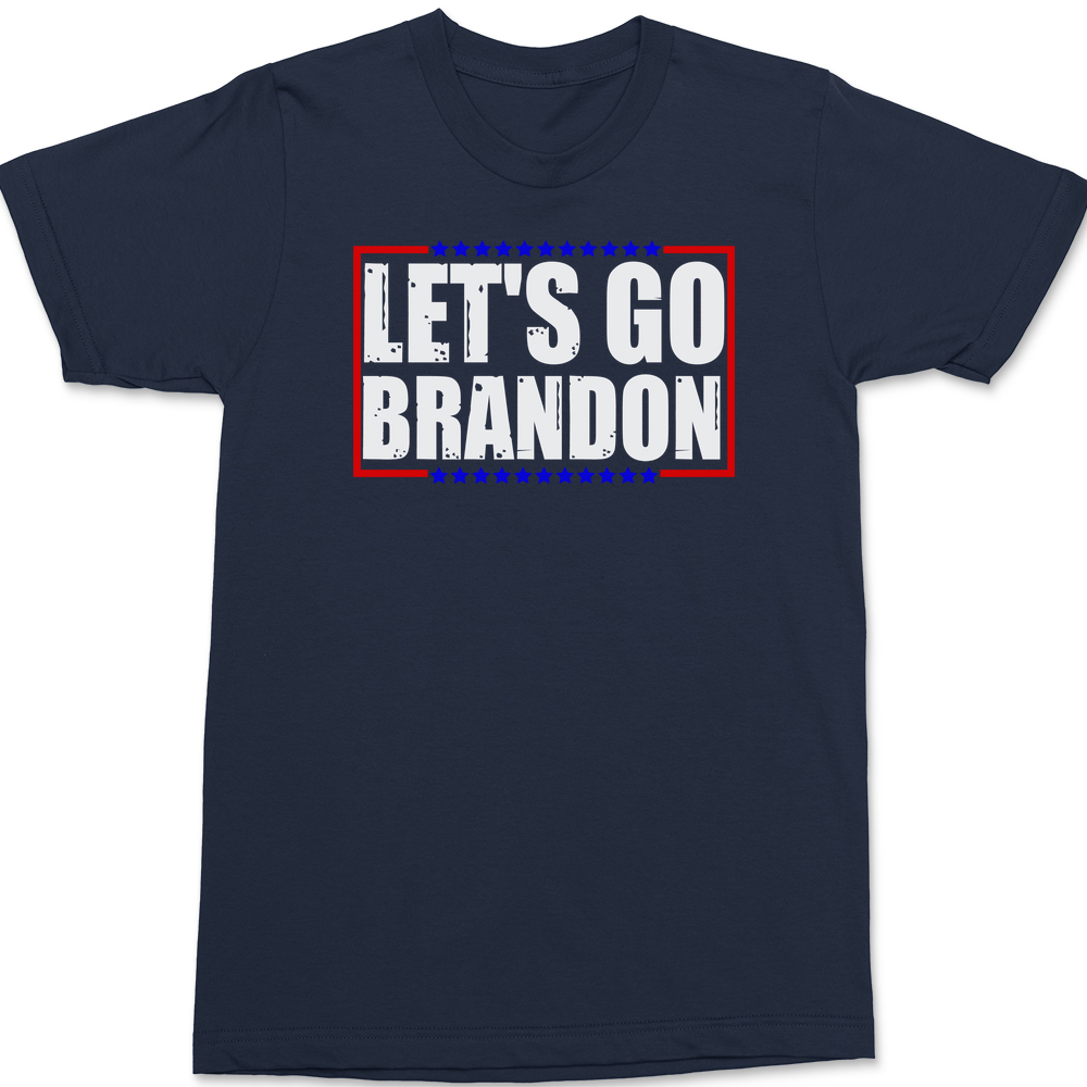 Lets Go Brandon T-Shirt NAVY