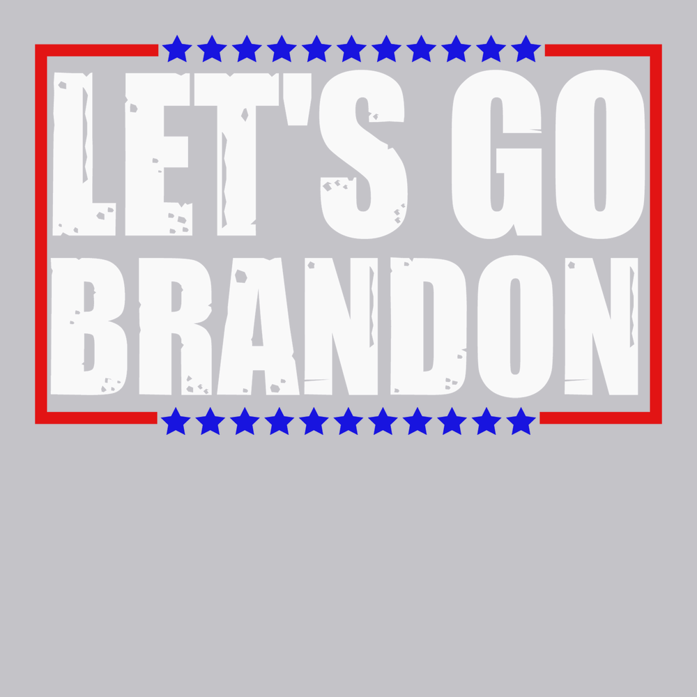 Lets Go Brandon T-Shirt SILVER