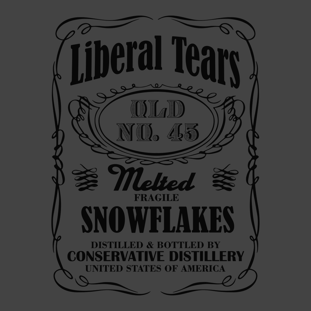 Liberal Tears T-Shirt CHARCOAL