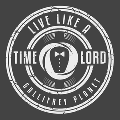 Like A Time Lord T-Shirt CHARCOAL