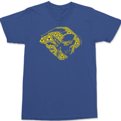 Link Fractal Mosaic T-Shirt BLUE